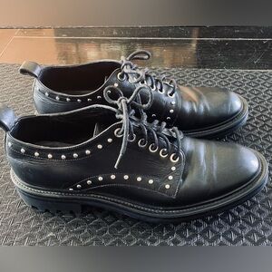 MaxMara Black Italian Leather Loafers